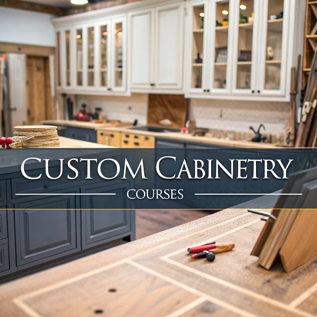 Custom Cabinetry Courses Banner